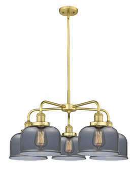 Cone - 5 Light - 26 inch - Satin Gold - Chandelier (3442|916-5CR-SG-G73)