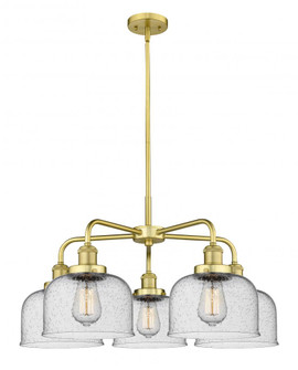 Cone - 5 Light - 26 inch - Satin Gold - Chandelier (3442|916-5CR-SG-G74)