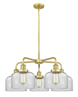 Cone - 5 Light - 26 inch - Satin Gold - Chandelier (3442|916-5CR-SG-G72)