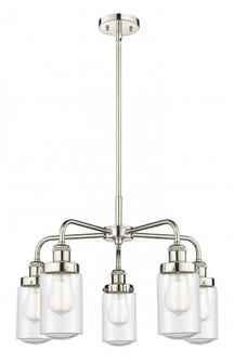 Dover - 5 Light - 23 inch - Polished Nickel - Chandelier (3442|916-5CR-PN-G314)