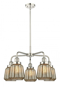 Chatham - 5 Light - 26 inch - Polished Nickel - Chandelier (3442|916-5CR-PN-G146)