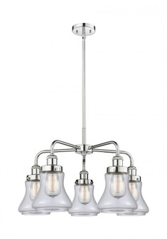Bellmont - 5 Light - 25 inch - Polished Chrome - Chandelier (3442|916-5CR-PC-G192)