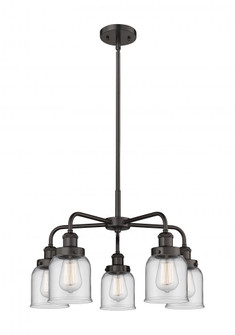 Edison - 5 Light - 24 inch - Oil Rubbed Bronze - Chandelier (3442|916-5CR-OB-G52)