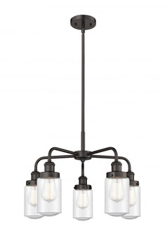 Dover - 5 Light - 23 inch - Oil Rubbed Bronze - Chandelier (3442|916-5CR-OB-G314)