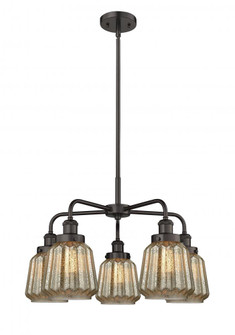 Chatham - 5 Light - 26 inch - Oil Rubbed Bronze - Chandelier (3442|916-5CR-OB-G146)