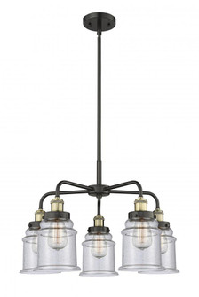 Whitney - 5 Light - 25 inch - Black Antique Brass - Chandelier (3442|916-5CR-BAB-G184)
