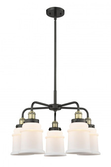 Canton - 5 Light - 25 inch - Black Antique Brass - Chandelier (3442|916-5CR-BAB-G181)