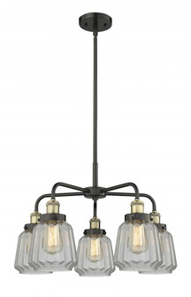 Chatham - 5 Light - 26 inch - Black Antique Brass - Chandelier (3442|916-5CR-BAB-G142)