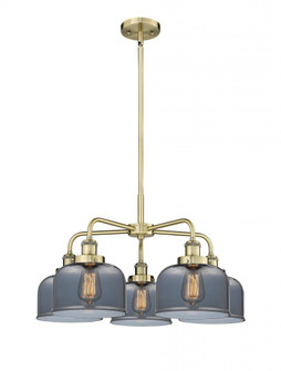 Cone - 5 Light - 26 inch - Antique Brass - Chandelier (3442|916-5CR-AB-G73)