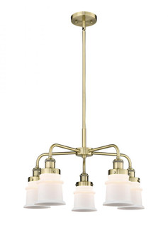 Canton - 5 Light - 24 inch - Antique Brass - Chandelier (3442|916-5CR-AB-G181S)