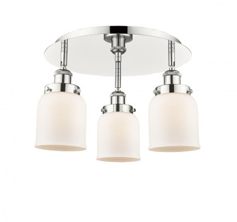 Cone - 3 Light - 17 inch - Polished Nickel - Semi-Flush Mount (3442|916-3C-PN-G51)