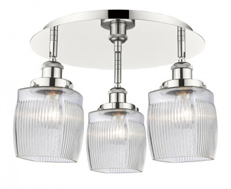 Colton - 3 Light - 17 inch - Polished Nickel - Semi-Flush Mount (3442|916-3C-PN-G302)
