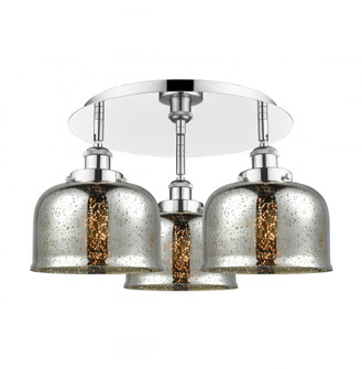 Cone - 3 Light - 20 inch - Polished Chrome - Semi-Flush Mount (3442|916-3C-PC-G78)