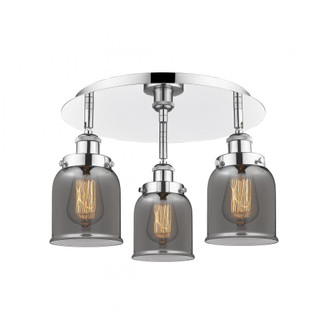 Cone - 3 Light - 17 inch - Polished Chrome - Semi-Flush Mount (3442|916-3C-PC-G53)