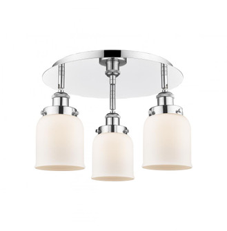 Cone - 3 Light - 17 inch - Polished Chrome - Semi-Flush Mount (3442|916-3C-PC-G51)