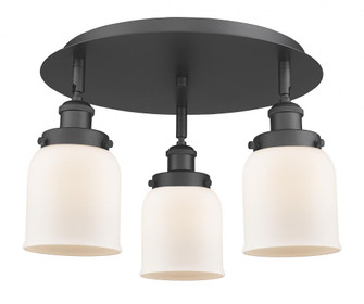 Cone - 3 Light - 17 inch - Matte Black - Semi-Flush Mount (3442|916-3C-BK-G51)
