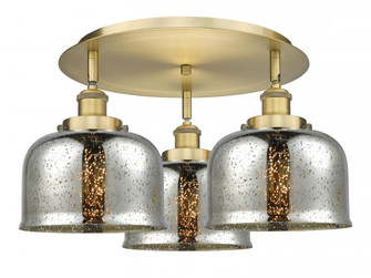 Cone - 3 Light - 20 inch - Brushed Brass - Semi-Flush Mount (3442|916-3C-BB-G78)
