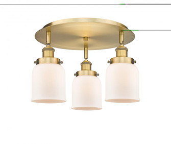 Cone - 3 Light - 17 inch - Brushed Brass - Semi-Flush Mount (3442|916-3C-BB-G51)