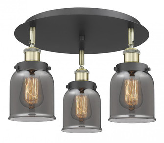 Cone - 3 Light - 17 inch - Black Antique Brass - Semi-Flush Mount (3442|916-3C-BAB-G53)