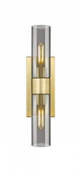 Boreas - 2 Light - 18 inch - Satin Gold - ADA Compliant Bath Vanity Light (3442|617-2W-SG-G617-8SM)