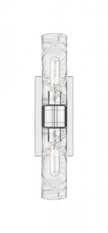 Boreas - 2 Light - 18 inch - Polished Chrome - Bath Vanity Light (3442|617-2W-PC-G617-8DE)