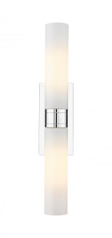 Boreas - 2 Light - 24 inch - Polished Chrome - ADA Compliant Bath Vanity Light (3442|617-2W-PC-G617-11WH)