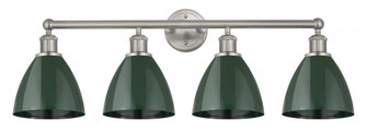 Plymouth - 4 Light - 35 inch - Satin Nickel - Bath Vanity Light (3442|616-4W-SN-MBD-75-GR)