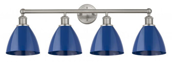 Plymouth - 4 Light - 35 inch - Satin Nickel - Bath Vanity Light (3442|616-4W-SN-MBD-75-BL)