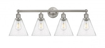 Berkshire - 4 Light - 35 inch - Satin Nickel - Bath Vanity Light (3442|616-4W-SN-GBC-84)