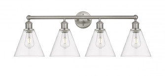 Berkshire - 4 Light - 35 inch - Satin Nickel - Bath Vanity Light (3442|616-4W-SN-GBC-82)