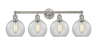 Athens - 4 Light - 35 inch - Satin Nickel - Bath Vanity Light (3442|616-4W-SN-G122-8)