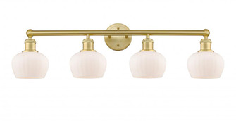 Fenton - 4 Light - 34 inch - Satin Gold - Bath Vanity Light (3442|616-4W-SG-G91)