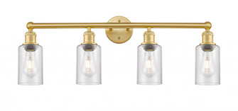 Clymer - 4 Light - 31 inch - Satin Gold - Bath Vanity Light (3442|616-4W-SG-G804)