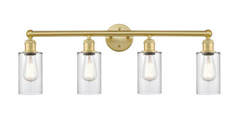 Clymer - 4 Light - 31 inch - Satin Gold - Bath Vanity Light (3442|616-4W-SG-G802)