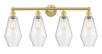 Cindyrella - 4 Light - 34 inch - Satin Gold - Bath Vanity Light (3442|616-4W-SG-G654-7)