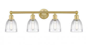 Brookfield - 4 Light - 33 inch - Satin Gold - Bath Vanity Light (3442|616-4W-SG-G442)