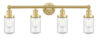 Dover - 4 Light - 32 inch - Satin Gold - Bath Vanity Light (3442|616-4W-SG-G314)