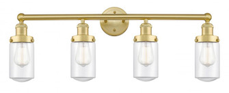 Dover - 4 Light - 32 inch - Satin Gold - Bath Vanity Light (3442|616-4W-SG-G312)