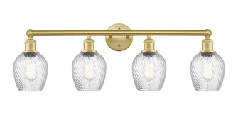 Salina - 4 Light - 33 inch - Satin Gold - Bath Vanity Light (3442|616-4W-SG-G292)