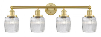 Colton - 4 Light - 33 inch - Satin Gold - Bath Vanity Light (3442|616-4W-SG-G302)