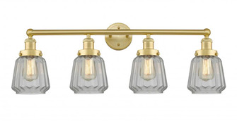 Chatham - 4 Light - 34 inch - Satin Gold - Bath Vanity Light (3442|616-4W-SG-G142)
