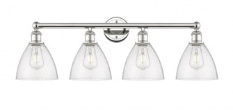 Bristol - 4 Light - 35 inch - Polished Nickel - Bath Vanity Light (3442|616-4W-PN-GBD-754)