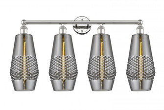 Windham - 4 Light - 34 inch - Polished Nickel - Bath Vanity Light (3442|616-4W-PN-G683-7)