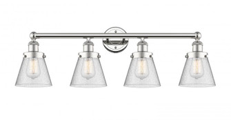 Cone - 4 Light - 33 inch - Polished Nickel - Bath Vanity Light (3442|616-4W-PN-G64)