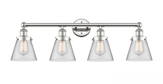 Cone - 4 Light - 33 inch - Polished Nickel - Bath Vanity Light (3442|616-4W-PN-G62)