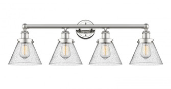 Cone - 4 Light - 35 inch - Polished Nickel - Bath Vanity Light (3442|616-4W-PN-G44)