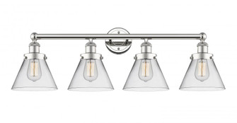 Cone - 4 Light - 35 inch - Polished Nickel - Bath Vanity Light (3442|616-4W-PN-G42)