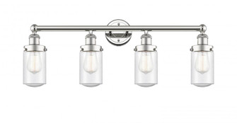 Dover - 4 Light - 32 inch - Polished Nickel - Bath Vanity Light (3442|616-4W-PN-G314)