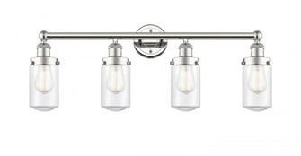 Dover - 4 Light - 32 inch - Polished Nickel - Bath Vanity Light (3442|616-4W-PN-G312)