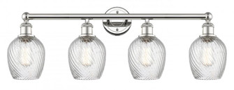 Salina - 4 Light - 33 inch - Polished Nickel - Bath Vanity Light (3442|616-4W-PN-G292)
